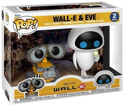 Фигурка Funko POP! Disney Wall-E Wall-E & Bulb Eve (Exc) 2PK 58689 FKLBUAtpgzufBqP466LRP2 - фото 18488