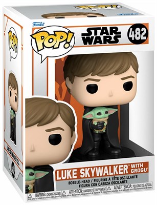 Фигурка Funko POP! Bobble Star Wars Mandalorian Luke Skywalker with Grogu (482) 58290 6LZkmGATj46AVVnsvl3LJ3 - фото 18752