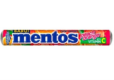 Жевательные конфеты Mentos со вкусом персика и апельсина 29г OgVxw5cciNkXQQYflrQlk1 - фото 21772