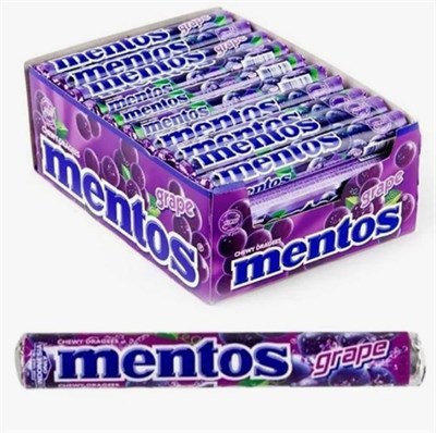 Жевательные конфеты Mentos со вкусом винограда 29,7г TfvlModci5bXtiXPnXYGf1 - фото 22844